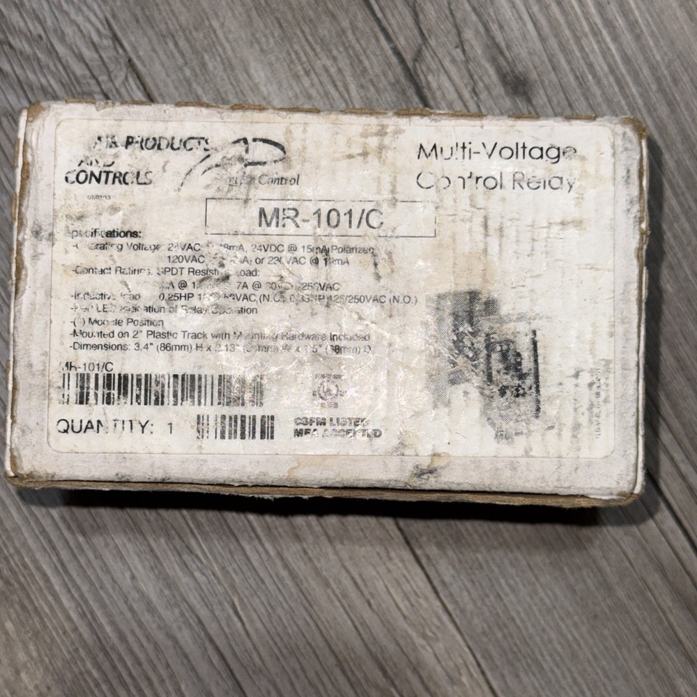 Multi Voltage control relay MR-101/C